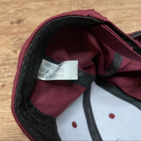 NWT Maroon Wine is My Self Care Baseball Hat - Picture 3 of 3